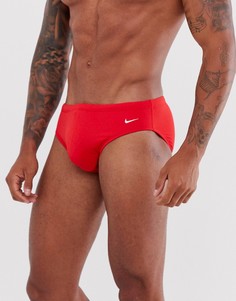 Красные плавки Nike Swim core