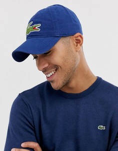 Синяя бейсболка с логотипом Lacoste - Синий