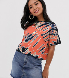 Футболка с принтом тай-дай ASOS DESIGN Petite - Мульти