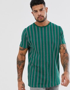 Футболка в полоску Brave Soul - Зеленый
