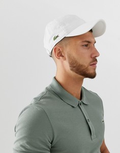 Белая бейсболка с логотипом Lacoste - Белый