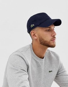 Темно-синяя бейсболка с логотипом сбоку Lacoste - Темно-синий