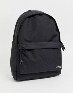 Черный рюкзак с логотипом Lacoste - Черный