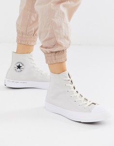 Высокие кеды кремового цвета из переработанных материалов Converse Chuck Taylor All Star Renew - Кремовый