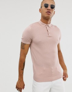 Розовое поло Topman - Розовый