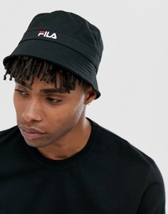 Черная панама с логотипом Fila Butler