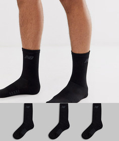 Набор черных носков New Balance 3 пары