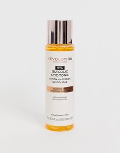 Тоник для лица с 5%гликолевой кислоты Revolution Skincare 200 мл