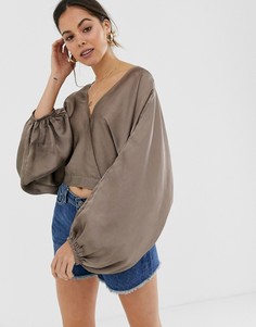 Блузка Free People midnight vibes - Бежевый