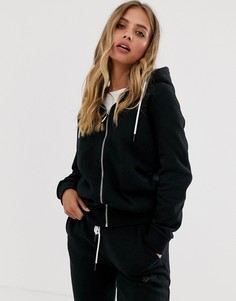 Комбинируемый худи на молнии Superdry Elite - Черный
