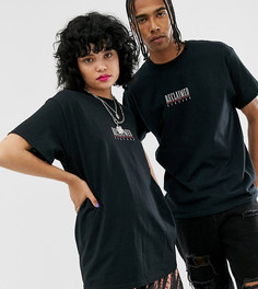 Черная футболка унисекс с логотипом Reclaimed Vintage - Черный