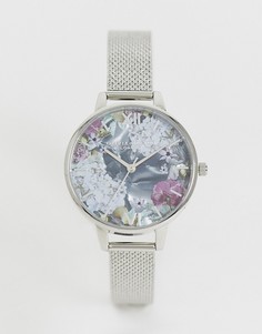 Часы с сетчатым браслетом Olivia Burton OB16US11 Under the Sea - Серебряный