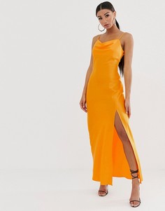 Оранжевое платье-комбинация River Island - Оранжевый