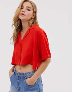 Укороченная блузка в горошек Glamorous - Мульти