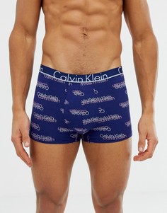 Темно-синие боксеры-брифы с принтом логотипа Calvin Klein ID - Темно-синий