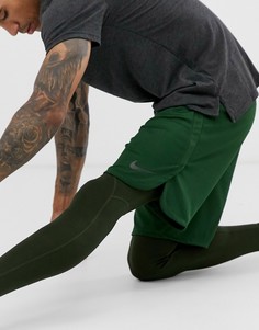 Зеленые сетчатые шорты Nike Training Dry 4.0 - Зеленый