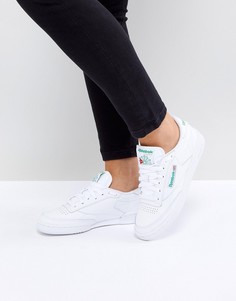 Белые кроссовки Reebok Club C 85 - Белый