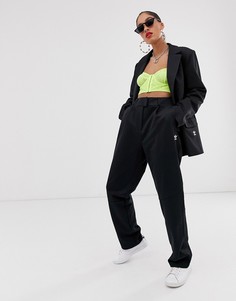 Черные деконструированные брюки adidas Originals x Danielle Cathari - Черный