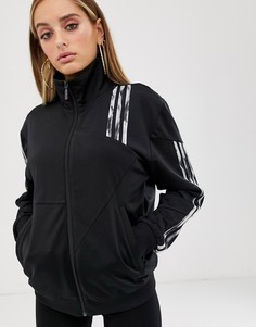 Черная деконструированная спортивная куртка adidas Originals x Danielle Cathari Firebird - Черный