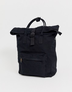 Большой парусиновый рюкзак с отделение для ноутбука ASOS DESIGN - Черный