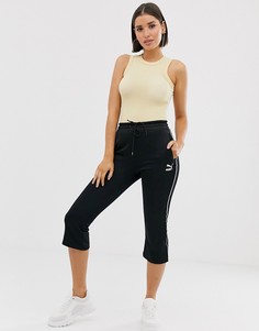 Черные классические брюки клеш Puma - Черный