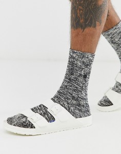 Черные меланжевые носки с высоким содержанием хлопка Birkenstock - Черный