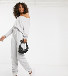 Серые джоггеры для дома с начесом ASOS DESIGN Tall - Серый