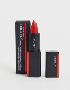 Матовая порошкообразная губная помада Shiseido Modern Hyper Red 514