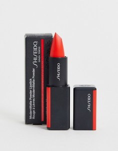 Матовая порошкообразная губная помада Shiseido ModernMatte (Flame 509