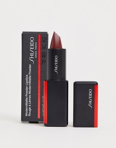 Матовая губная помада с пудровым эффектом Shiseido ModernMatte (Velvet Rope 522