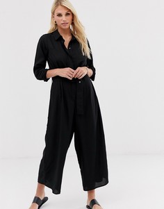 Комбинезон с рубашкой и кюлотами ASOS DESIGN - Черный