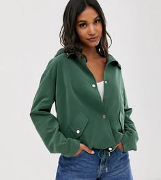 Короткая куртка с капюшоном Vila - Зеленый