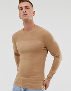 Джемпер с круглым вырезом River Island - Рыжий