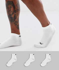 3 пары белых коротких носков Puma - Мульти