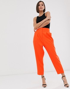 Оранжевые зауженные брюки в стиле 80-х ASOS DESIGN - Оранжевый