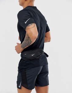 Черная большая сумка-кошелек на пояс Nike Running - Черный