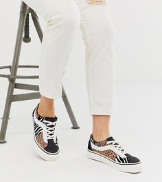 Кроссовки со звериным принтом эксклюзивно от Vans Bold NI