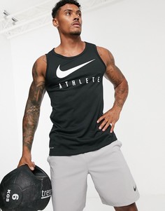 Черная майка Nike Training Dry athlete - Черный