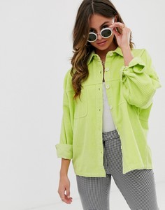 Вельветовая куртка ASOS DESIGN - Зеленый