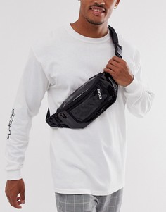 Черная сумка-кошелек на пояс с карманом Slydes - Черный
