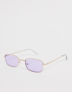 Солнцезащитные очки с прямоугольными стеклами SVNX - Фиолетовый 7X