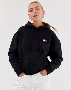 Худи с нашивкой-логотипом Tommy Jeans - Черный