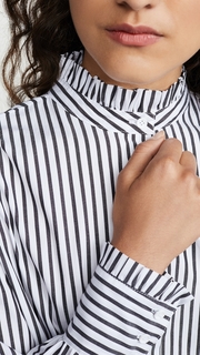 BB Dakota Life Is Ruffle Button Down
