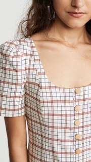 Nicholas Button Front Skater Dress