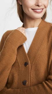 Vince Shrunken Button Cashmere Cardigan
