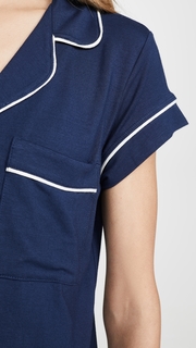 Eberjey Gisele Short Sleeve Crop PJ Set