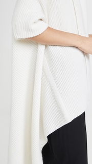 TSE Cashmere Draped Cashmere Blanket Vest