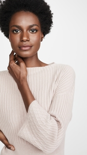 TSE Cashmere Stepped Rib Sweater