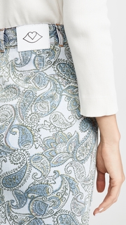 See by Chloe Paisley Print Skirt