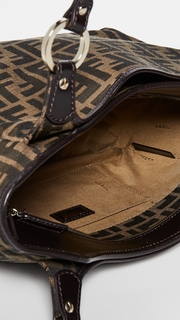 What Goes Around Comes Around Fendi Brown Zucca Shoulder Bag